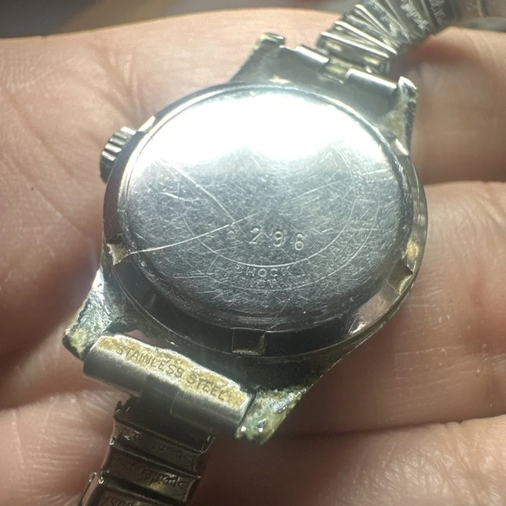 Works VTG BULOVA 1950's Mermaid Ladies watch Swiss Manual wind 21mm Fit 7in RARE